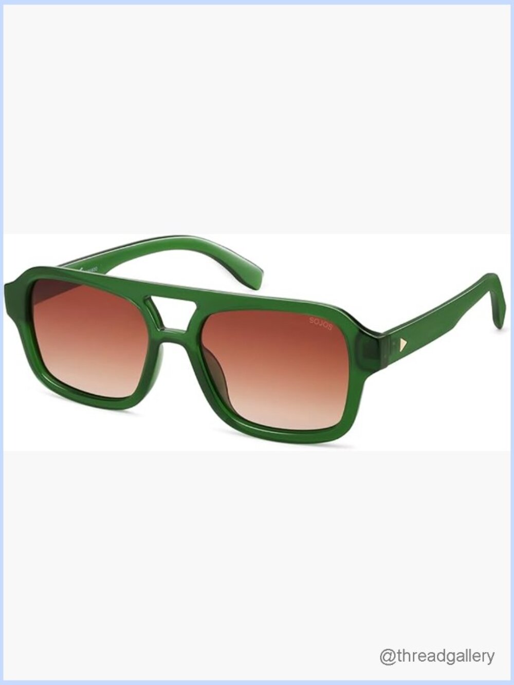 Retro Aviator Sunglasses Square Trendy Polarized UV Protection Unisex